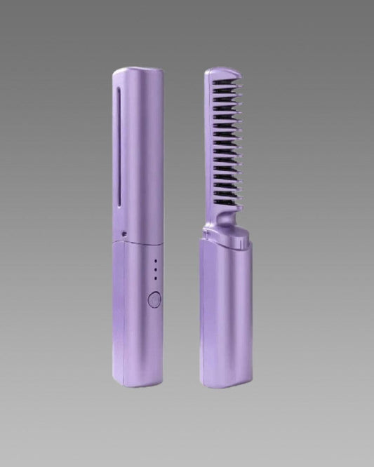 Meneflix Portable Mini Hair-Straightener Comb
