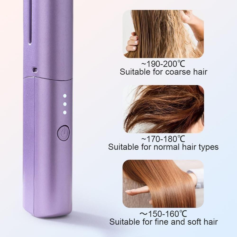 Meneflix Portable Mini Hair-Straightener Comb