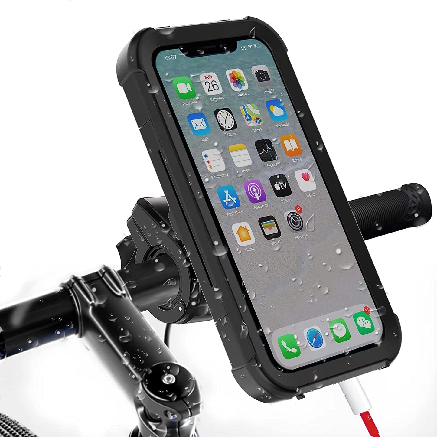 Universal 360 Rotation Bike Waterproof Cell Phone Holder.